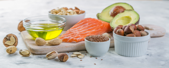 Nuts, seeds, oil, salmon and avacado are foods that help improve eye health and eye sight